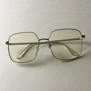 QUAY AUSTRALIA CHEAT SHEET BLUE LIGHT BLOCKING READERS SILVER FRAMES +0 NEW